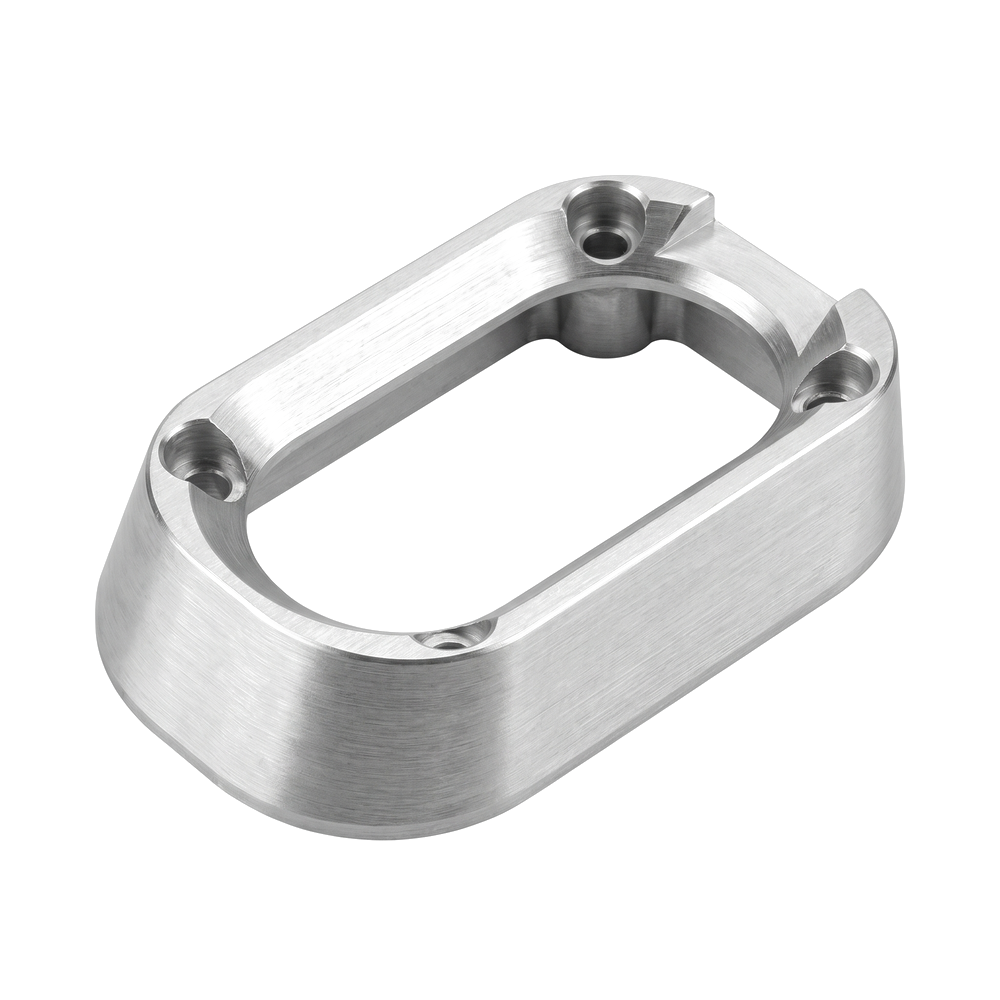 Gotowy detal magwell wykonany z aluminium EN AW-7075 T651