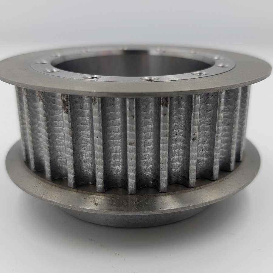 Koło pasowe zębate — Toczenie CNC, Aluminium — realizacja iDeal CNC