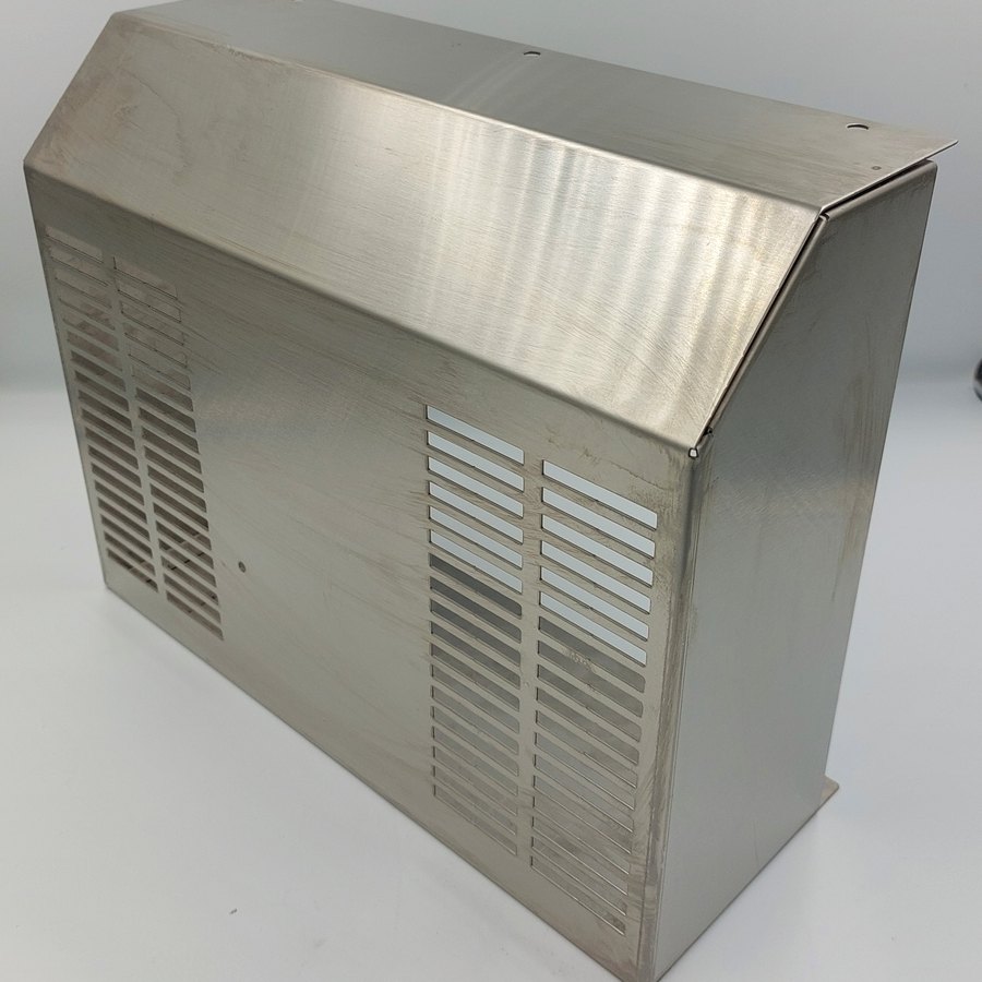 Obudowa elektroniki — Gięcie (kooperacja), Stal nierdzewna — realizacja iDeal CNC