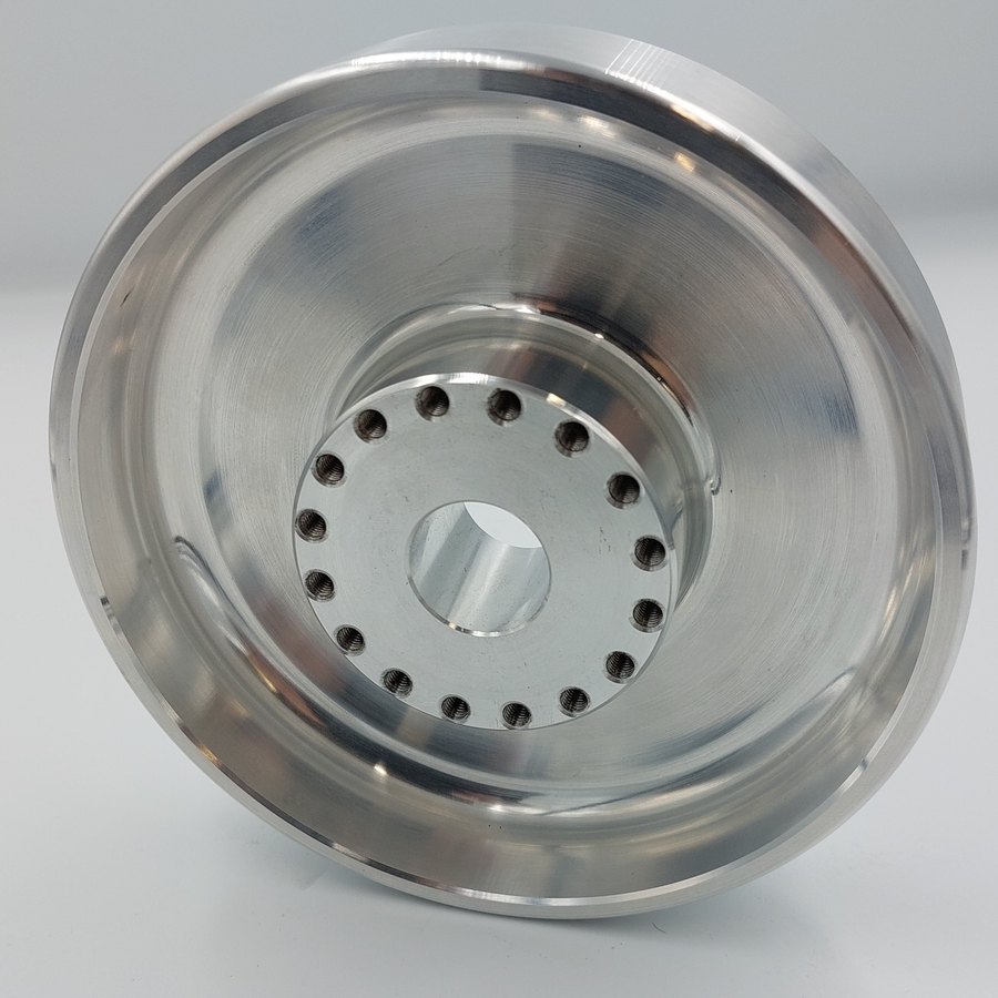 Piasta polerowana — Toczenie CNC, Aluminium — realizacja iDeal CNC